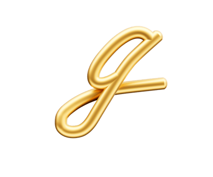 3d Golden Shiny Small Letter g Alphabet g Rounded Inflatable Font 3d Illustration png