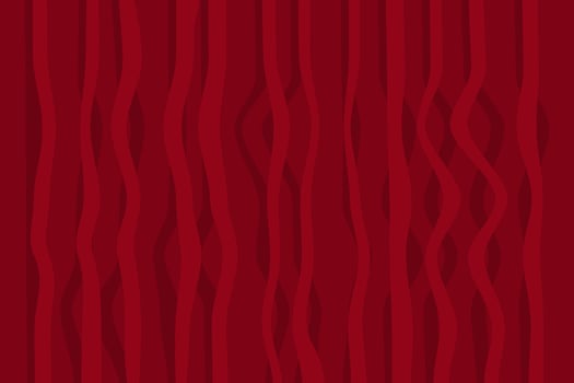 Deep Red Abstract Waves Pattern Design vector