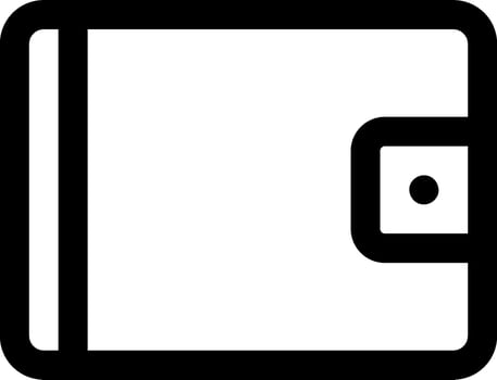 Wallet illustration design vector