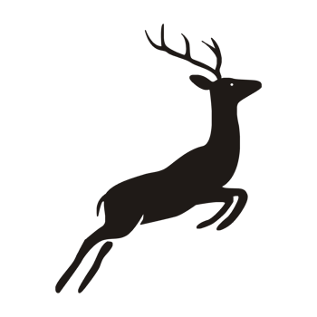Running Deer Silhouette png
