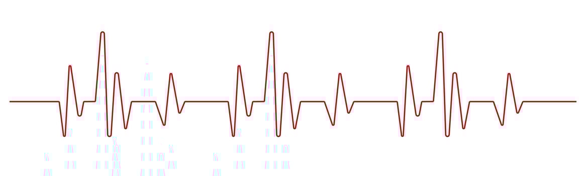Heart beat red cardio rhythm line. ECG EKG electrocardiogram medicine test. Heartbeat pulse. Diagram, monitor curve graph vector