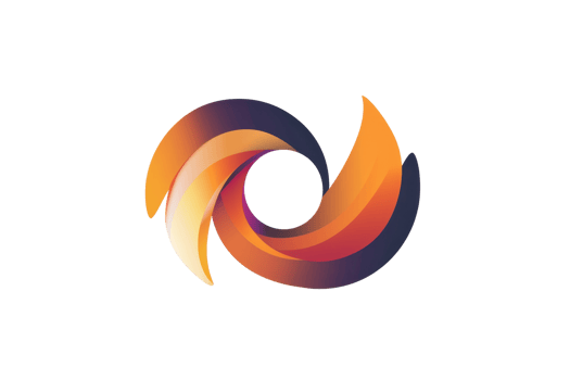 3D rendering of a stylized fox head png