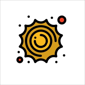 sun icon illustration vector