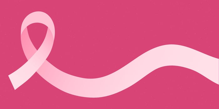 Breast Cancer Awareness Month. Pink ribbon, concept of early detection of the disease, symbol of struggle and hope, women's health. vector