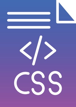 CSS Code Illustration Icon vector