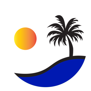 tropical island palm tree clipart png