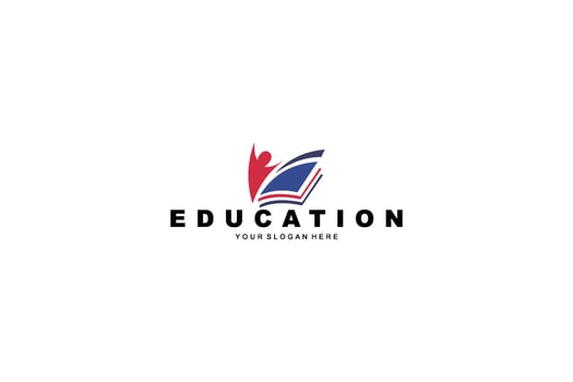 Customizable Education Logo Template for Online Courses vector