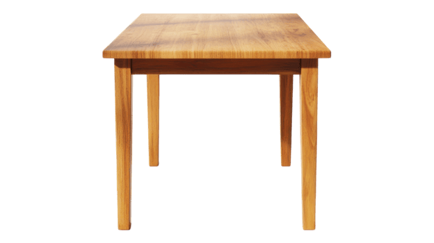 A table with a wooden top and legs png