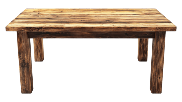 A table with a wooden top and legs png