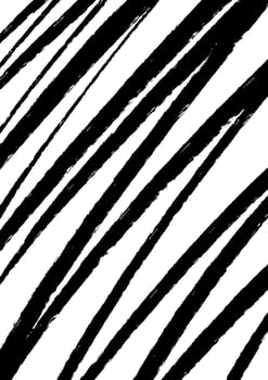 Abstract hand drawn striped pattern background vector