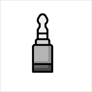 A bottle of ink on a white background vector