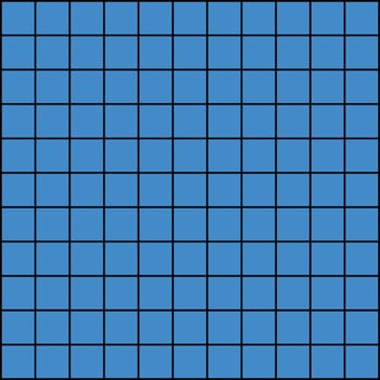 blue Square grid on paper pattern. Millimeter paper sheet background. vector