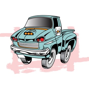 vintage car illustration design vector