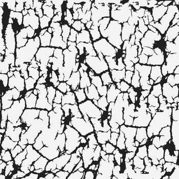 Distress Texture black and white background. vector