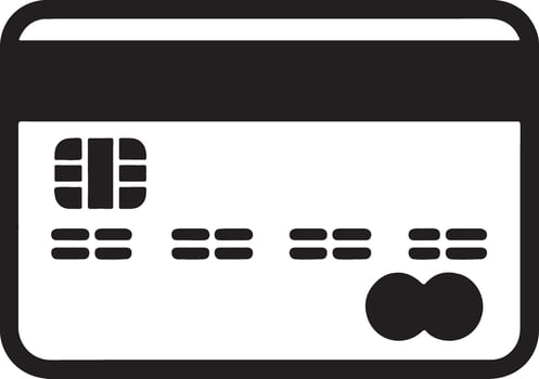 Silhouette finance credit card economy technology Image vector