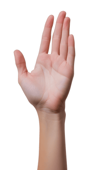 A person's hand is reaching out to the side png