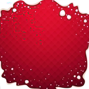 Christmas gretting card on a red geometric background with snow frame vector