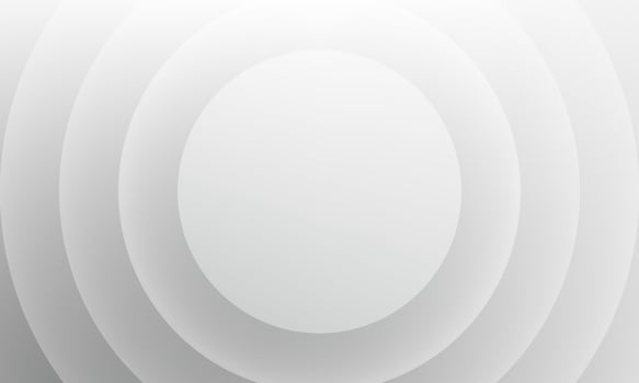 white 3d concentric circle pattern background vector