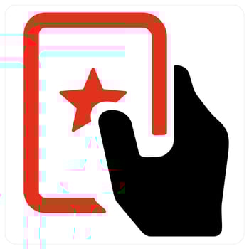 favorite and star icon concept vector