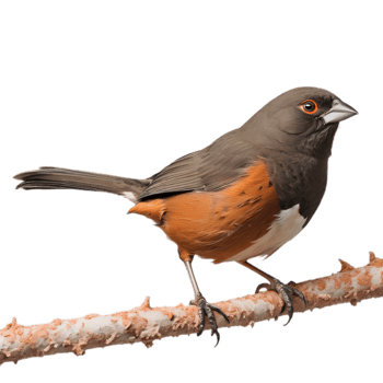a small bird is sitting on a branch png
