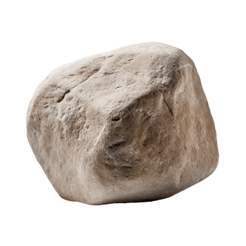 Stone isolated on transparent background png