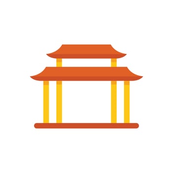 Traditional japanese or chinese gate showing asian culture vector