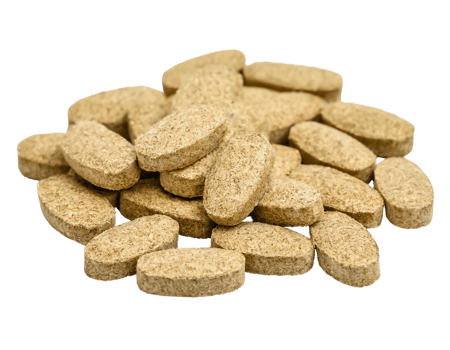 Supplements, beige tablets realistic photo png