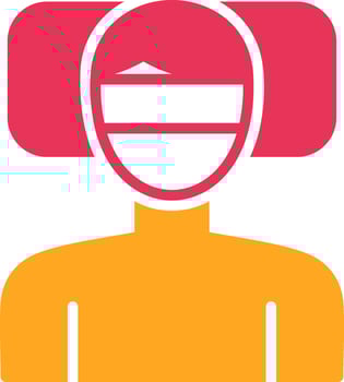 Fever Glyph Two Color Icon vector