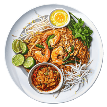 Pad thai transparent background png