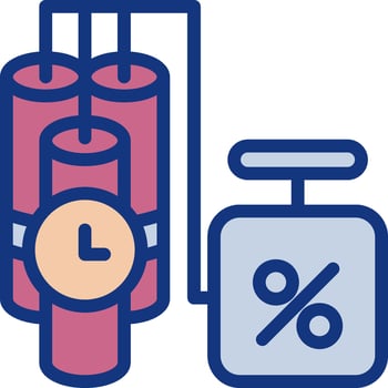 A clock and a cylinder with a clock on it vector