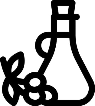 Olive oil bottle icon vector