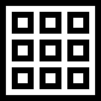 A square with squares inside it vector