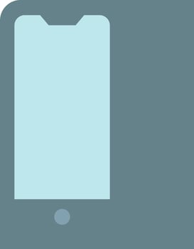 An iphone with a screen on it vector