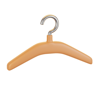 3d rendering bathroom icon concept. 3d render hanger png