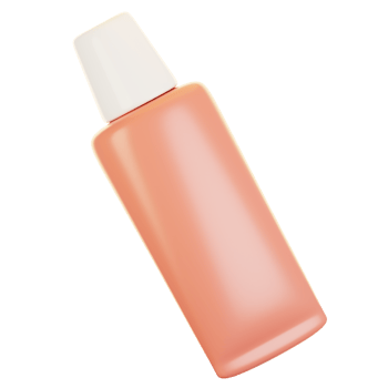 3d rendering bathroom icon concept. 3d render toothpaste png