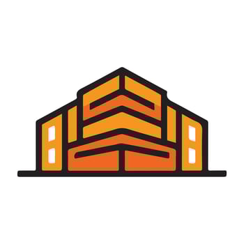 illustration of building vector