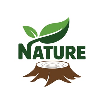 eco-friendly nature logo vector
