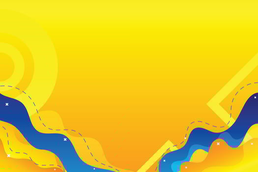 Abstract Landscape with Fluid Curves vector