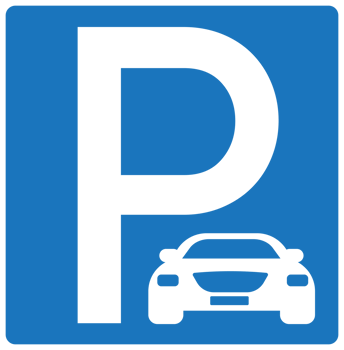 Parking sign Transparent background png