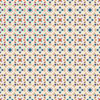 Islamic Ornament Design on Soft Pastel Color vector