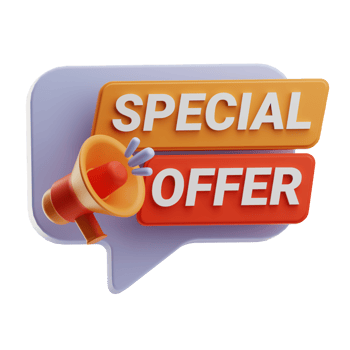 Special Offer sale badge illustration 3D png