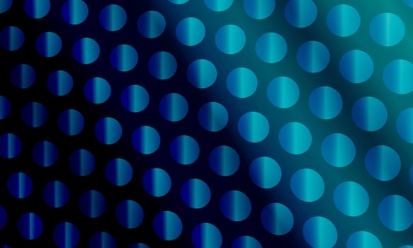 Abstract halftone dots dotted on dark blue background. vector