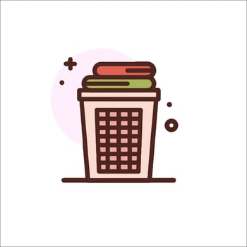 Trash can icon illustration vector