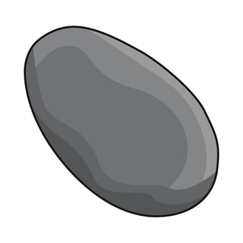 illustration of zen stone vector