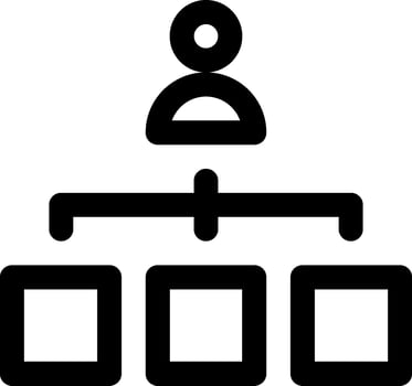 A person is standing on top of a square with a person on the top vector