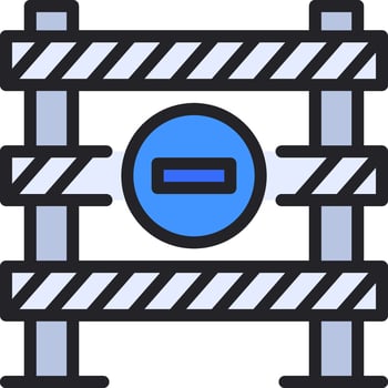 Barrier barrier icon illustration design vector