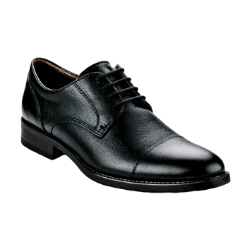 men's shiny black casual shoes png