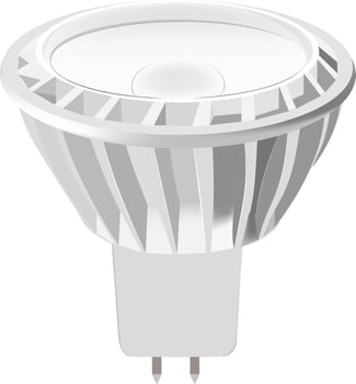 Led spotlight bulb with dimmable led vector