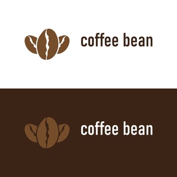 Coffee Logo, Bean Drink Illustration Template vector