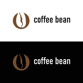 Coffee Shop Logo Black Coffee Design vector